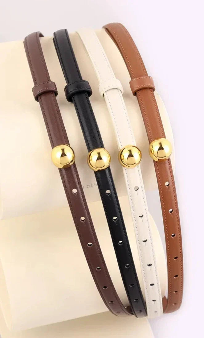 Women's Genuine Leather Belt - Esfera
