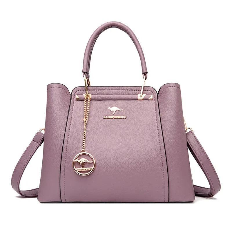 Luxurious Leather Crossbody Bag - Style Couer