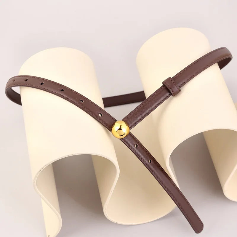 Women's Genuine Leather Belt - Esfera