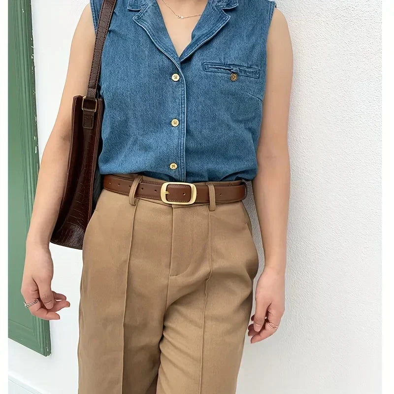 Women's Genuine Leather Belt - Lys