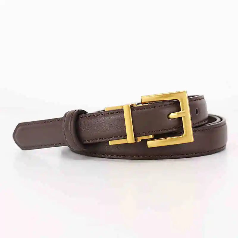 Women's Genuine Leather Belt - Velvet