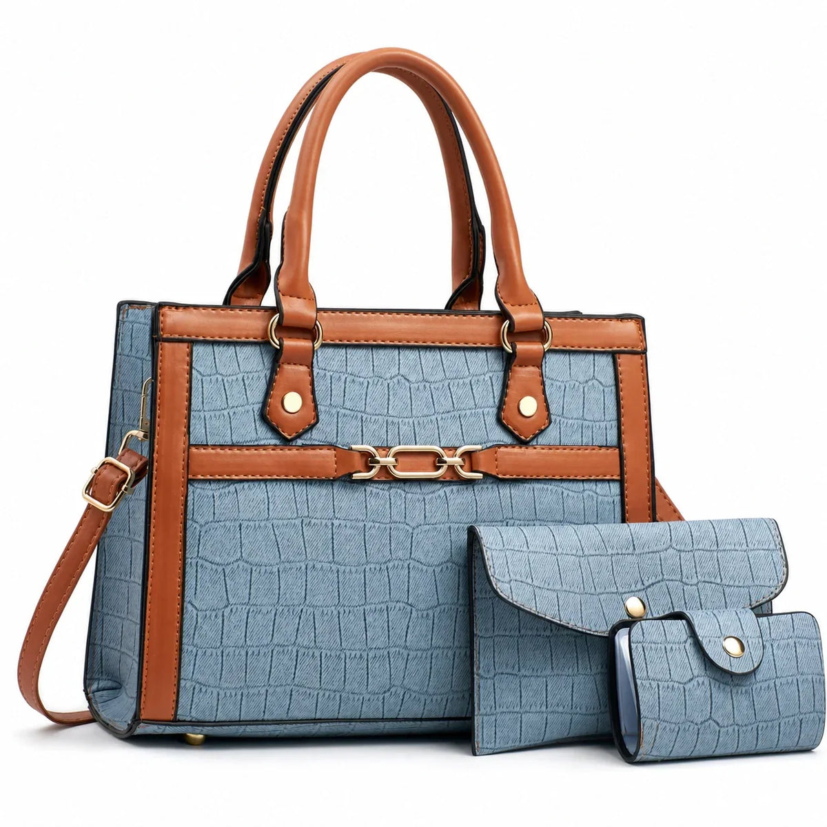 Leather Tote Set - Vela